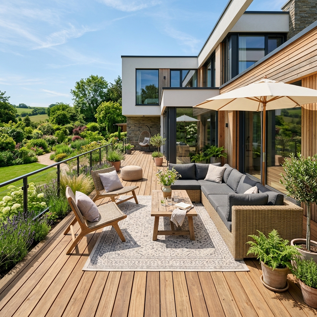Træterrasse